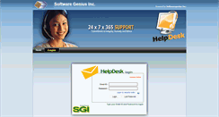 Desktop Screenshot of helpdesk.softwaregenius.net