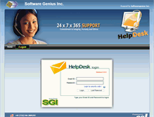 Tablet Screenshot of helpdesk.softwaregenius.net